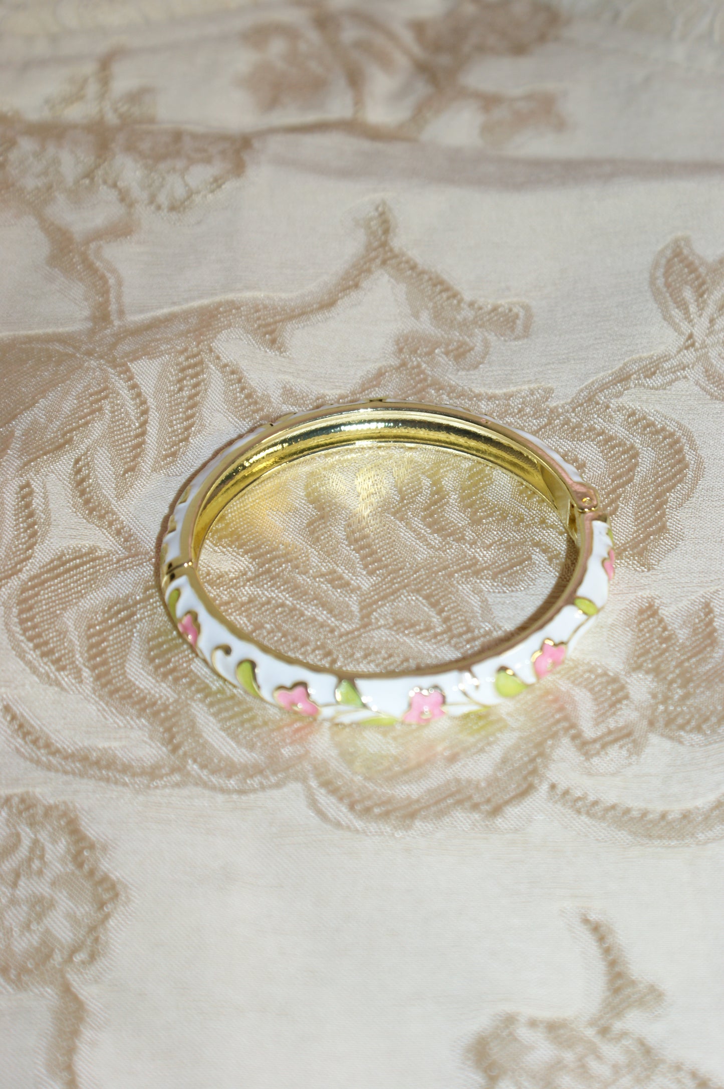 porcelain petals bangle