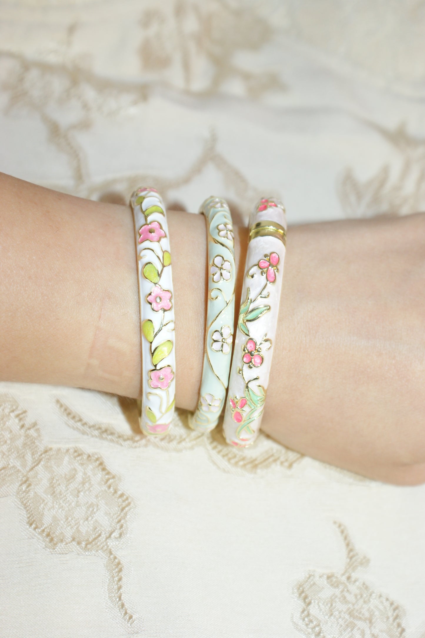 rosewater bloom bangle