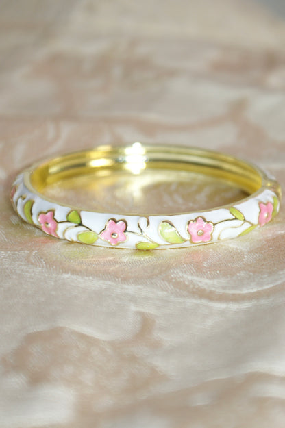 porcelain petals bangle