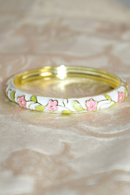 porcelain petals bangle