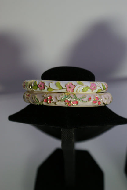 porcelain petals bangle