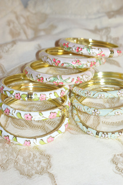 porcelain petals bangle