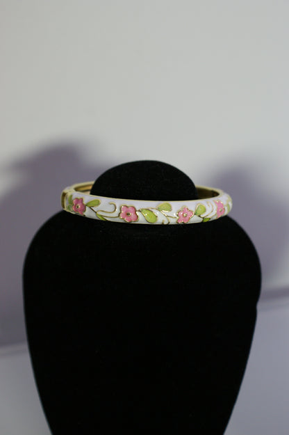porcelain petals bangle