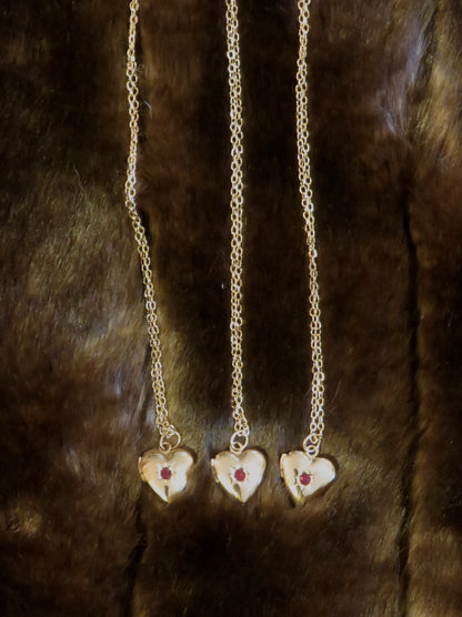 cherry kiss locket