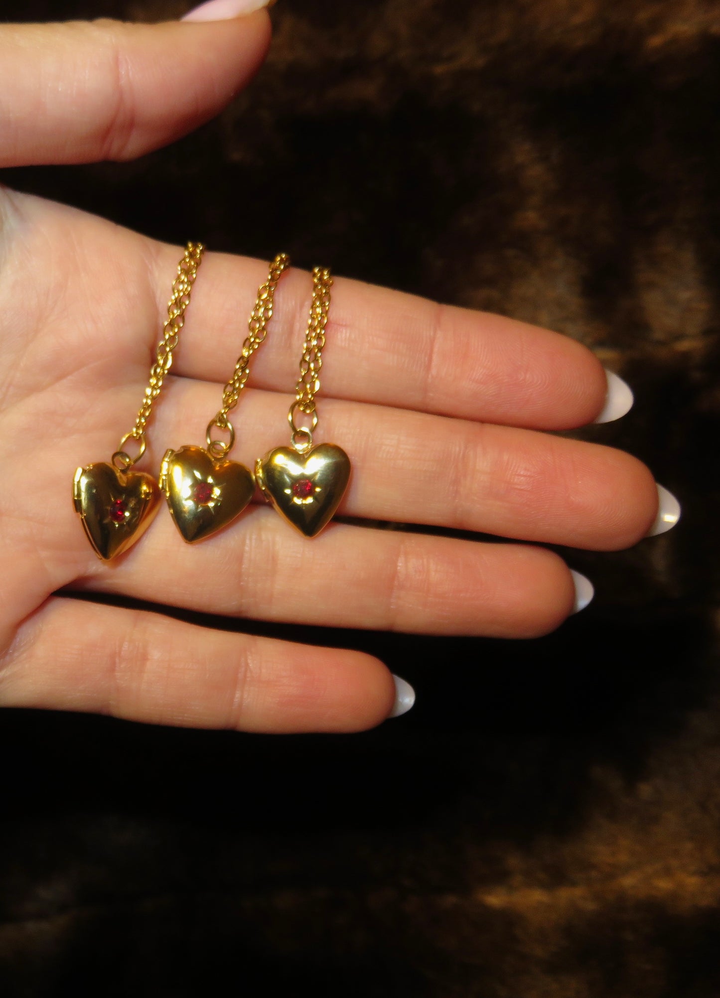cherry kiss locket